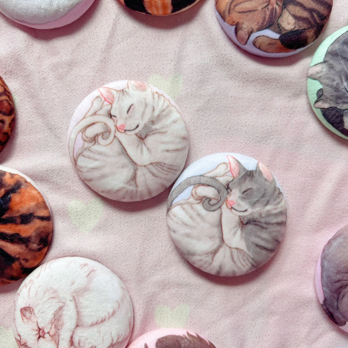 Paws & Dreams Plush Pin | Cornish Rex Cat