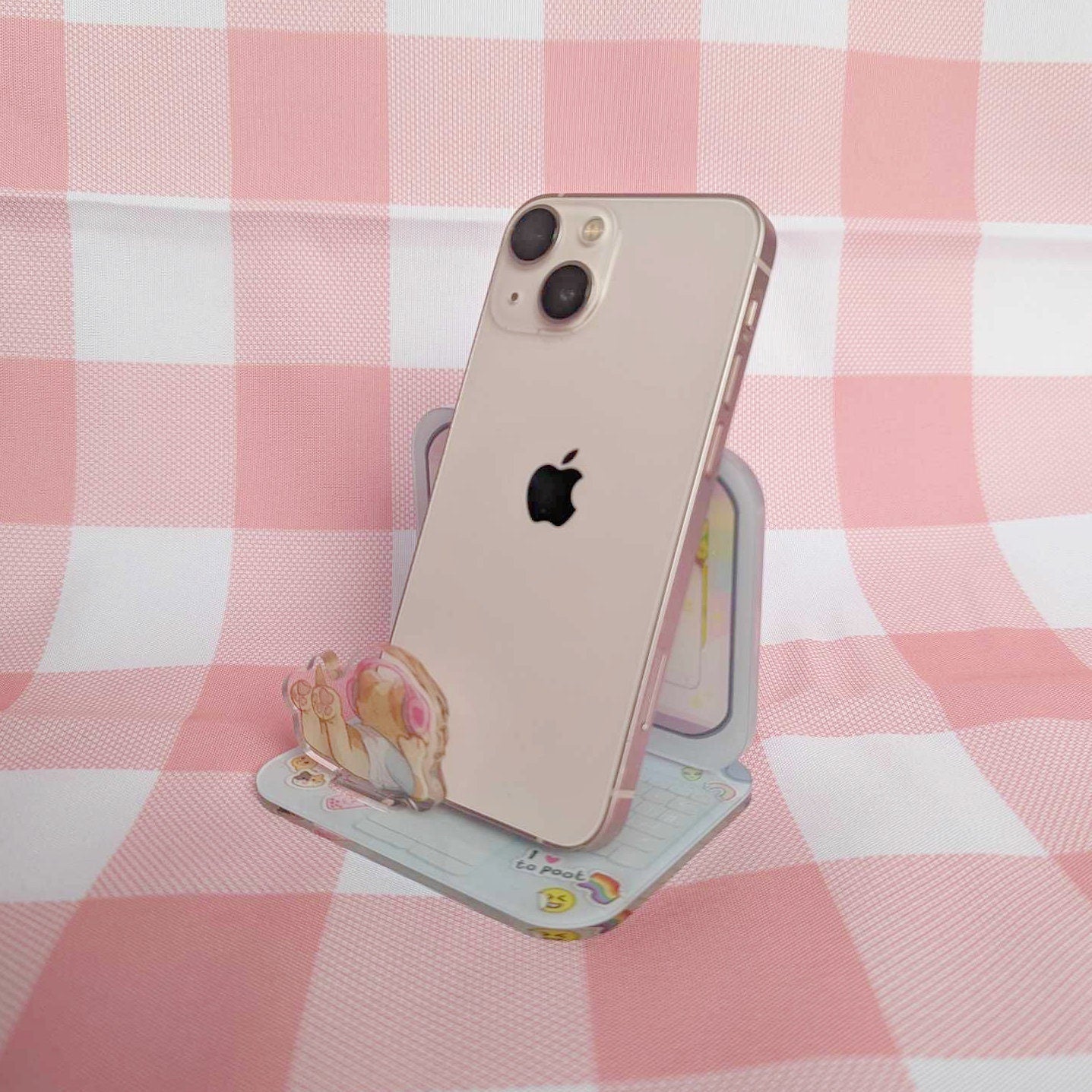 I Love My Puter Laptop Acrylic Standee Phone Stand Desk Decor