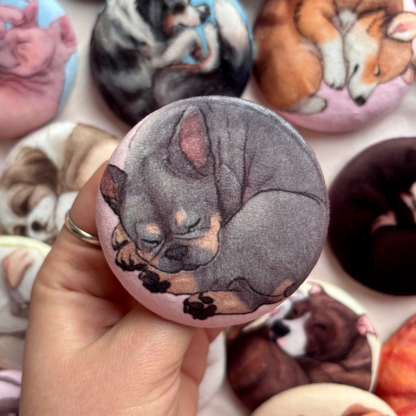 Paws & Dreams Plush Pin | French Bulldog