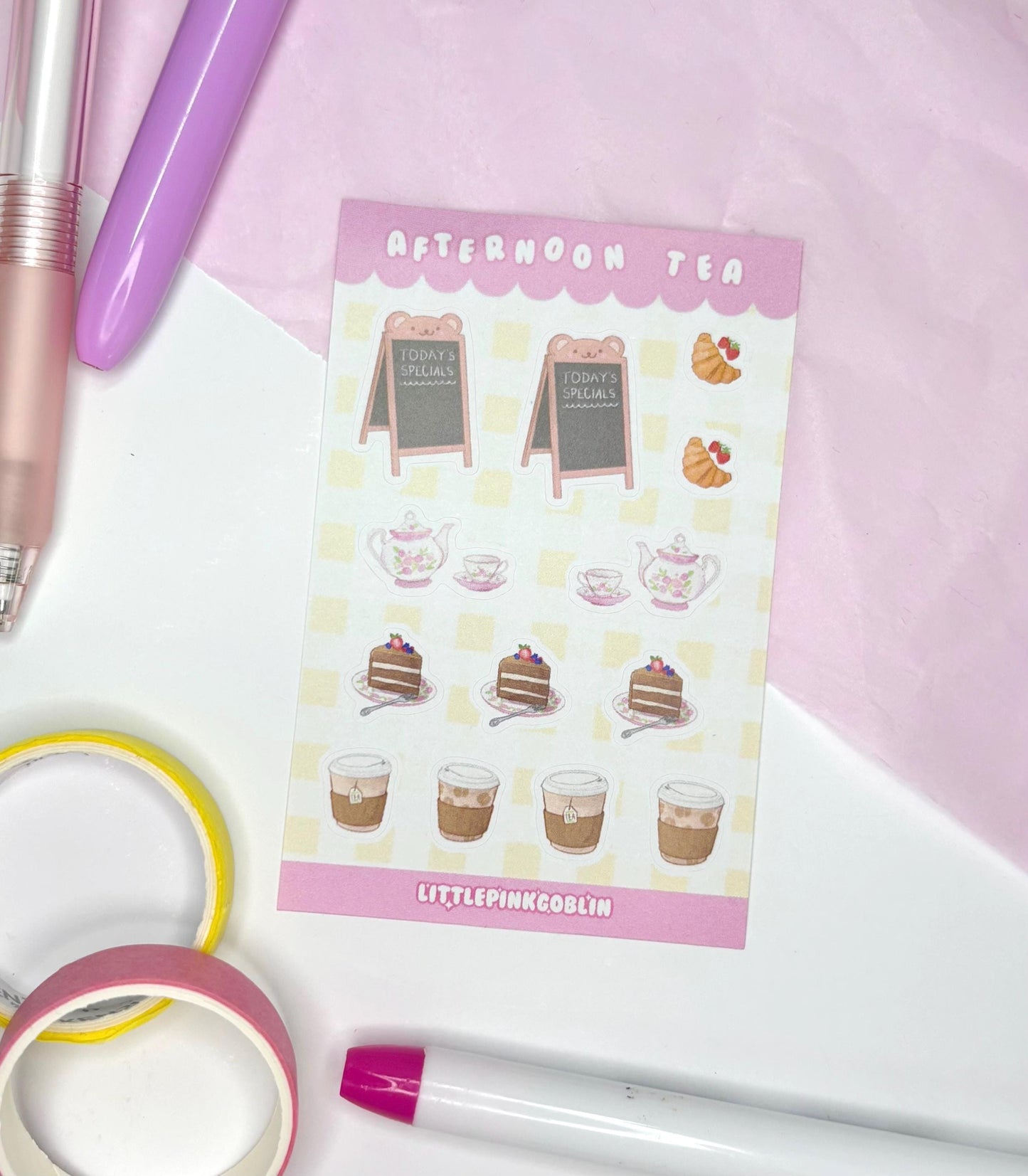 Afternoon Tea | Planner Stickers