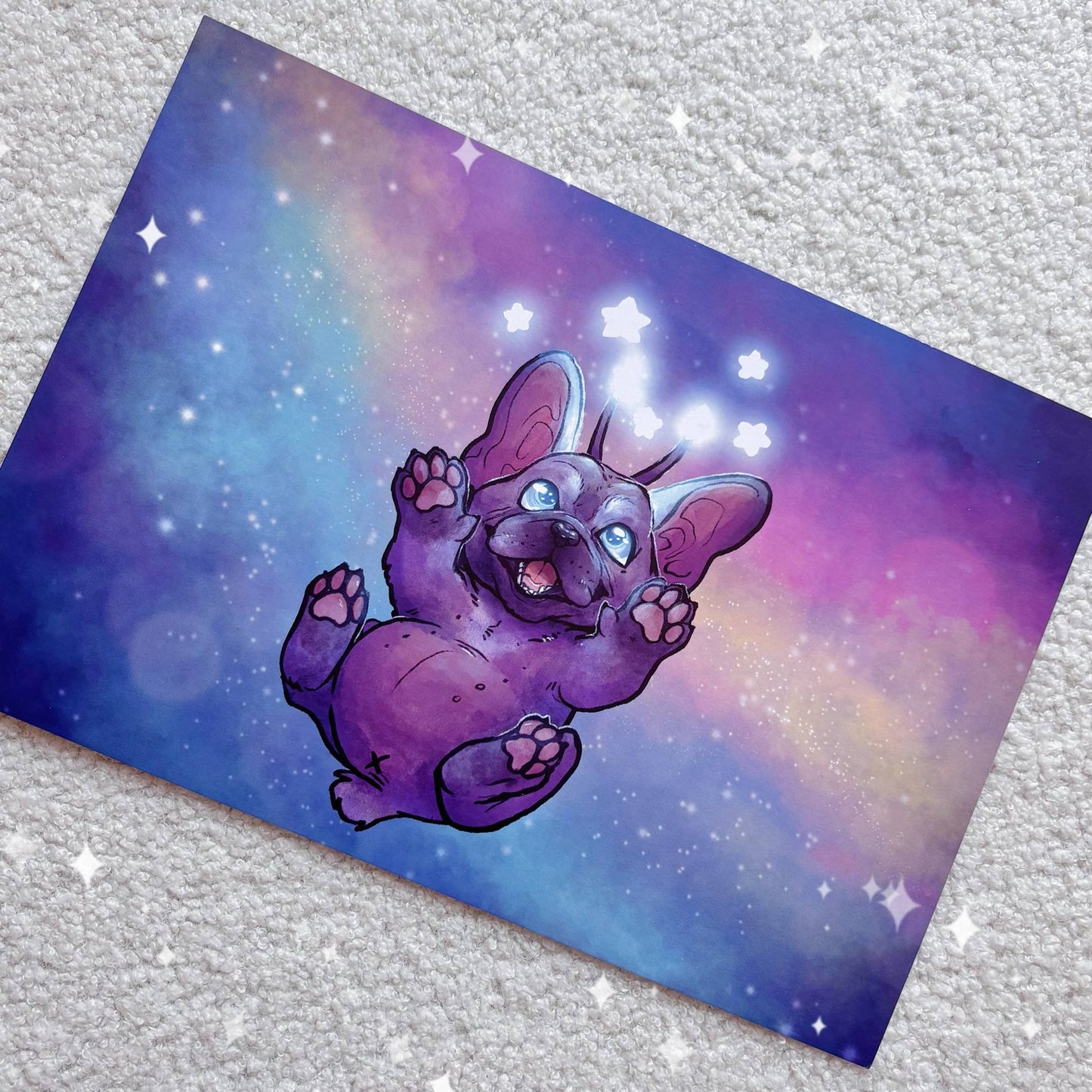 Alien Frenchie Print