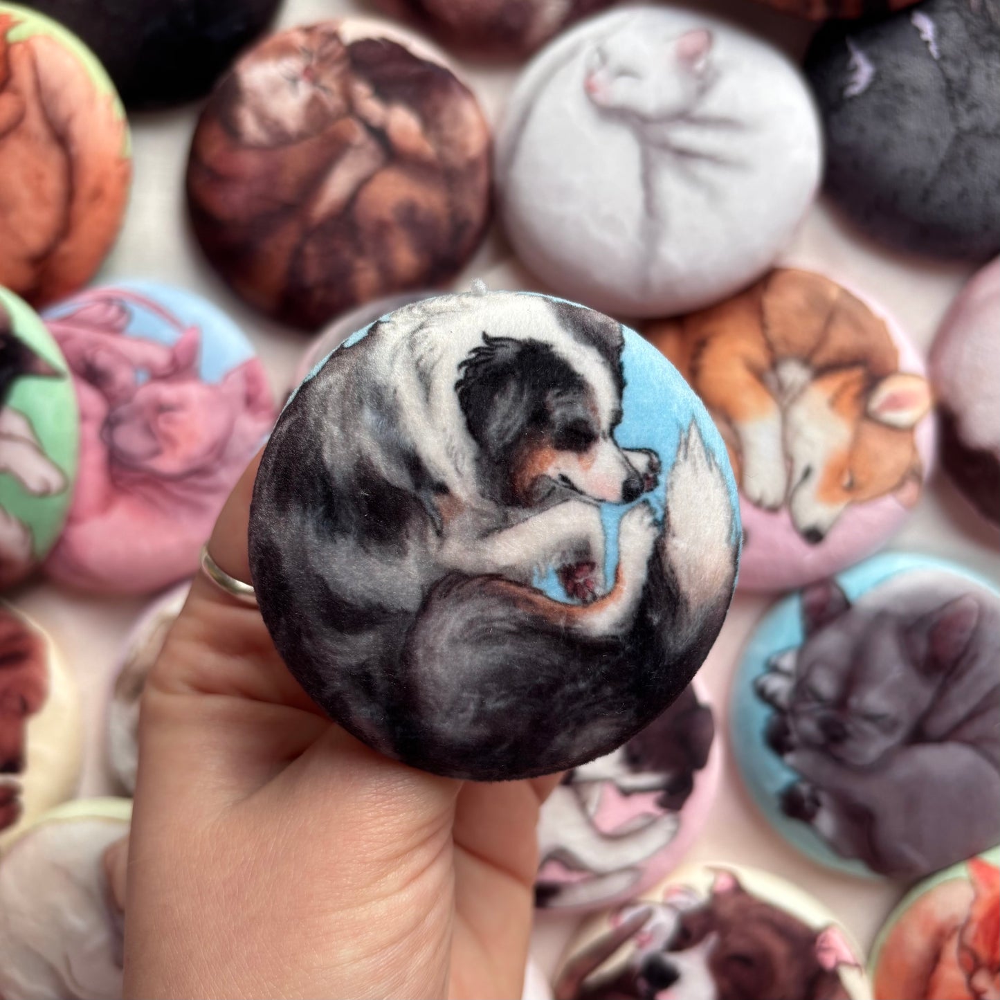 Paws & Dreams Plush Pin | Border Collie