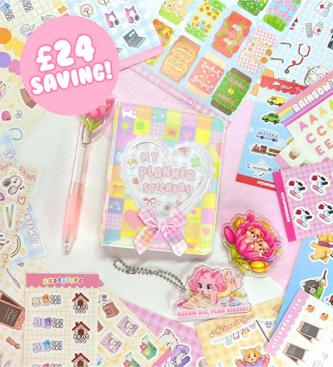 The Big Bundle Planuary Planner Stickers, Collection Binder and Accessories