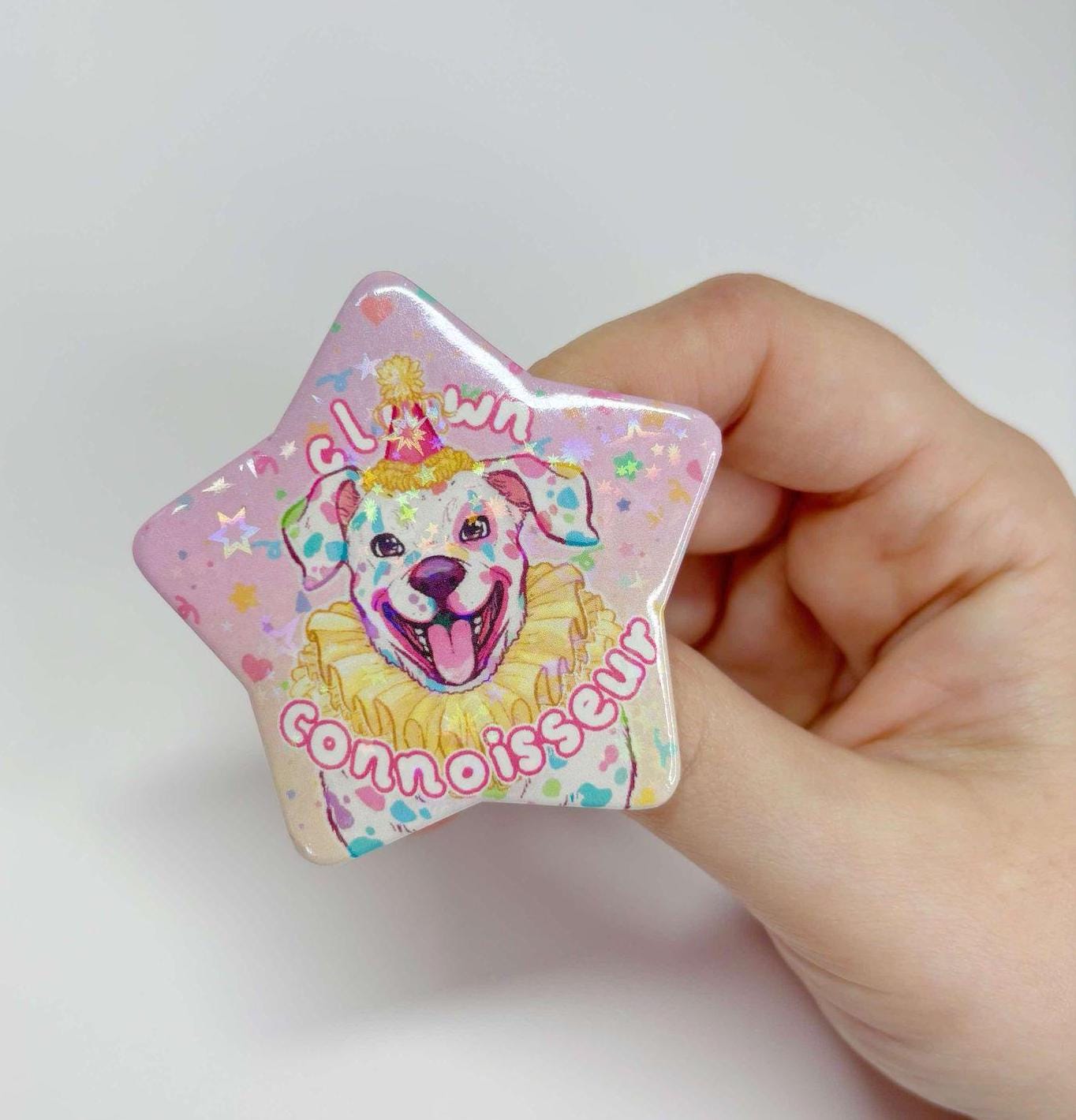 Jojo the Dalmatian Clowncore 58mm Badges