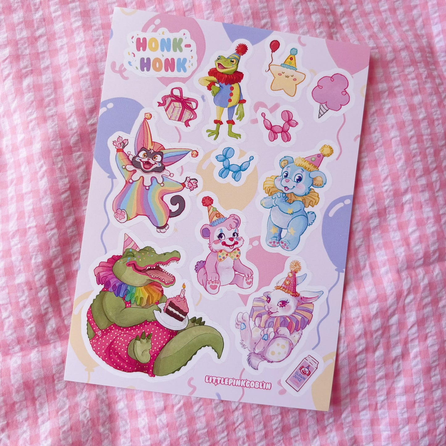 Clown Squad | Vinyl Sticker Sheet