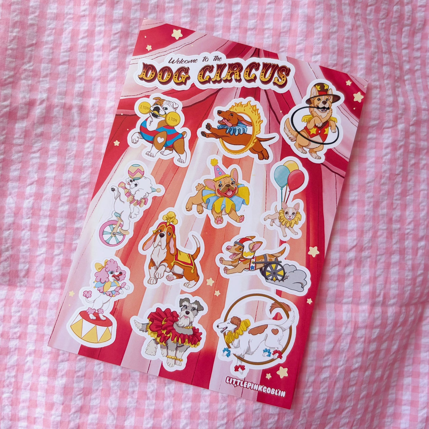 Dog Circus | Vinyl Sticker Sheet