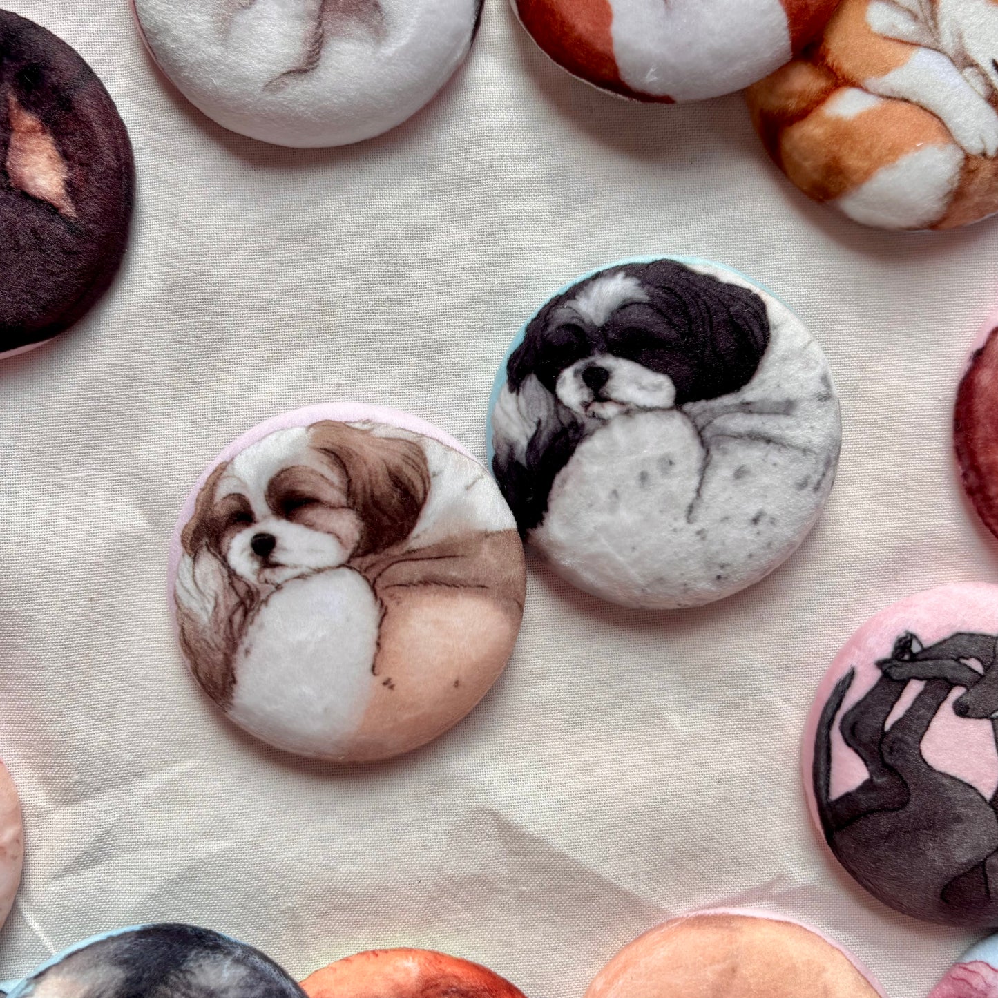 Paws & Dreams Plush Pin | Shih Tzu