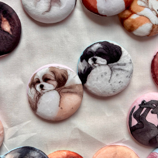 Paws & Dreams Plush Pin | Shih Tzu