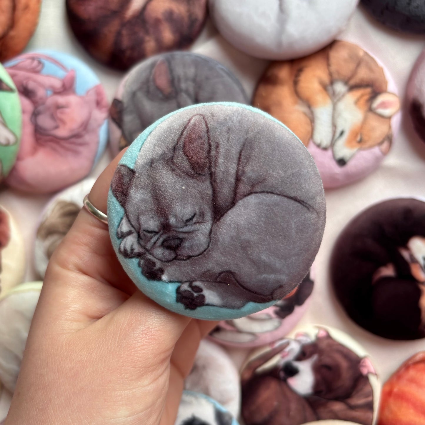 Paws & Dreams Plush Pin | French Bulldog