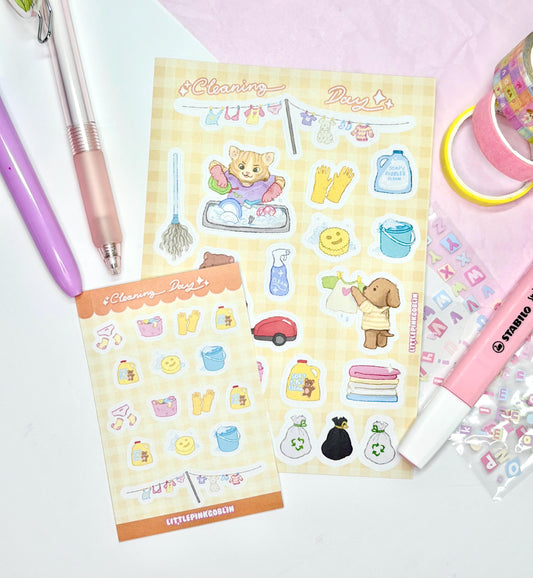Cleaning | Planner Stickers