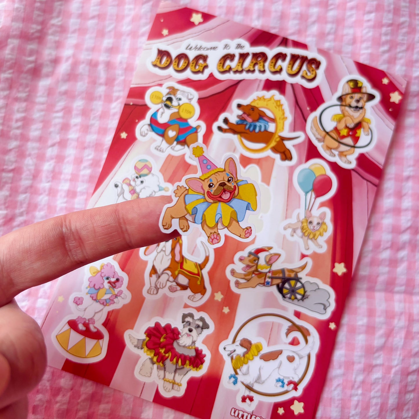 Dog Circus | Vinyl Sticker Sheet