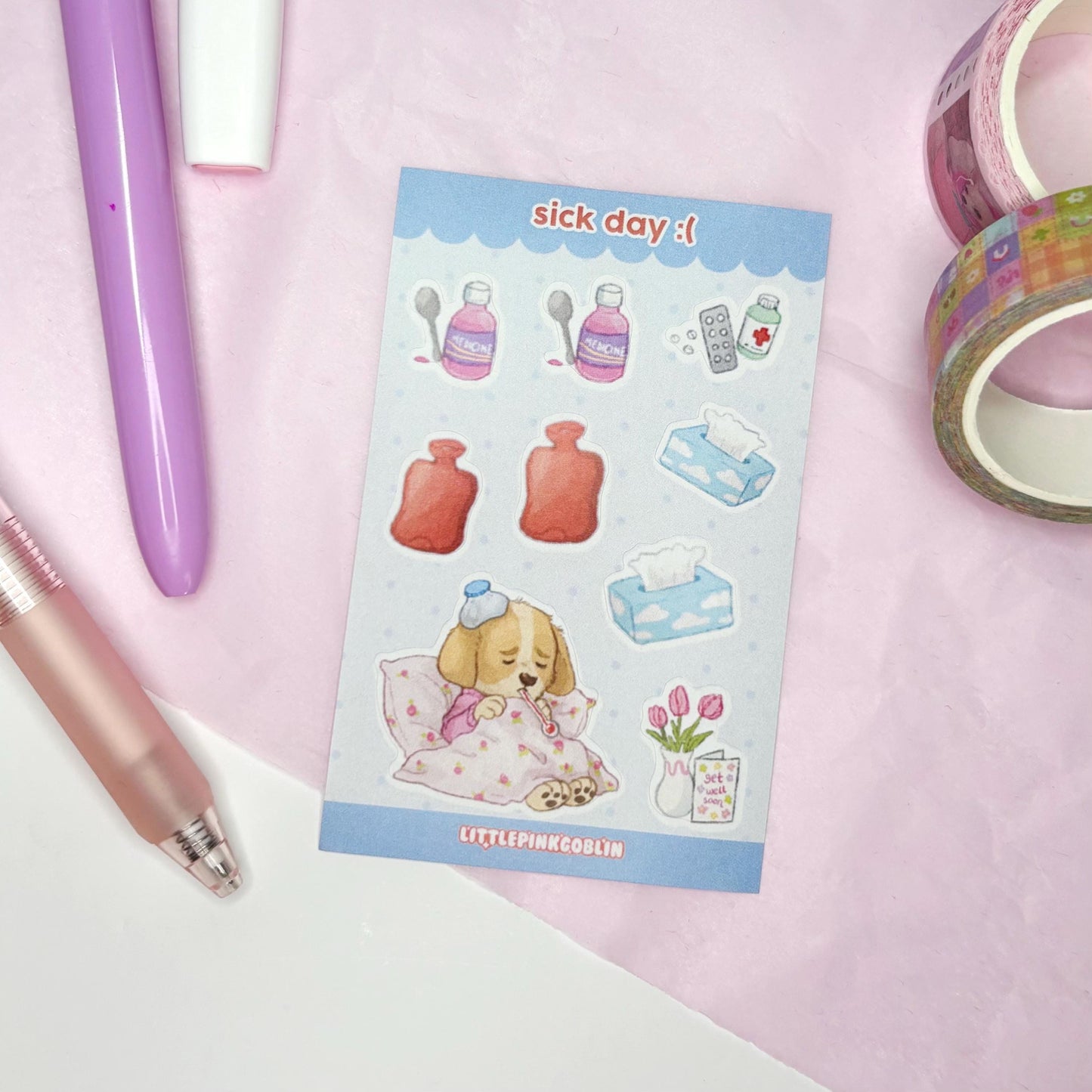 Sick Days| Planner Stickers
