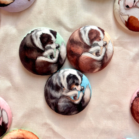 Paws & Dreams Plush Pin | Border Collie