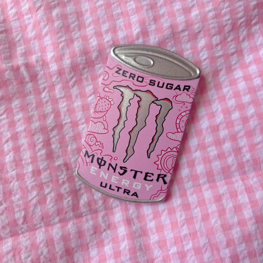 Monstrously Sugar-Free Strawberry Dream Tinplate Can Badge