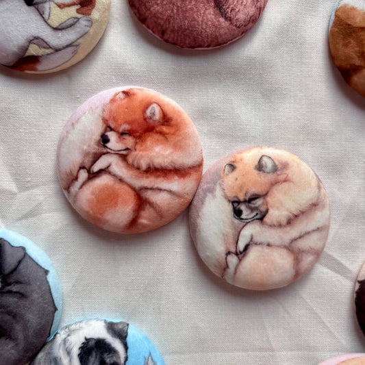 Paws & Dreams Plush Pin | Pomeranian