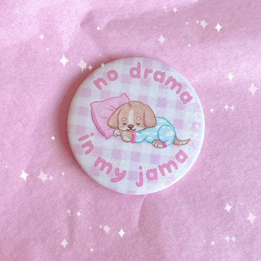 No Drama in My Jama | Holographic Badge