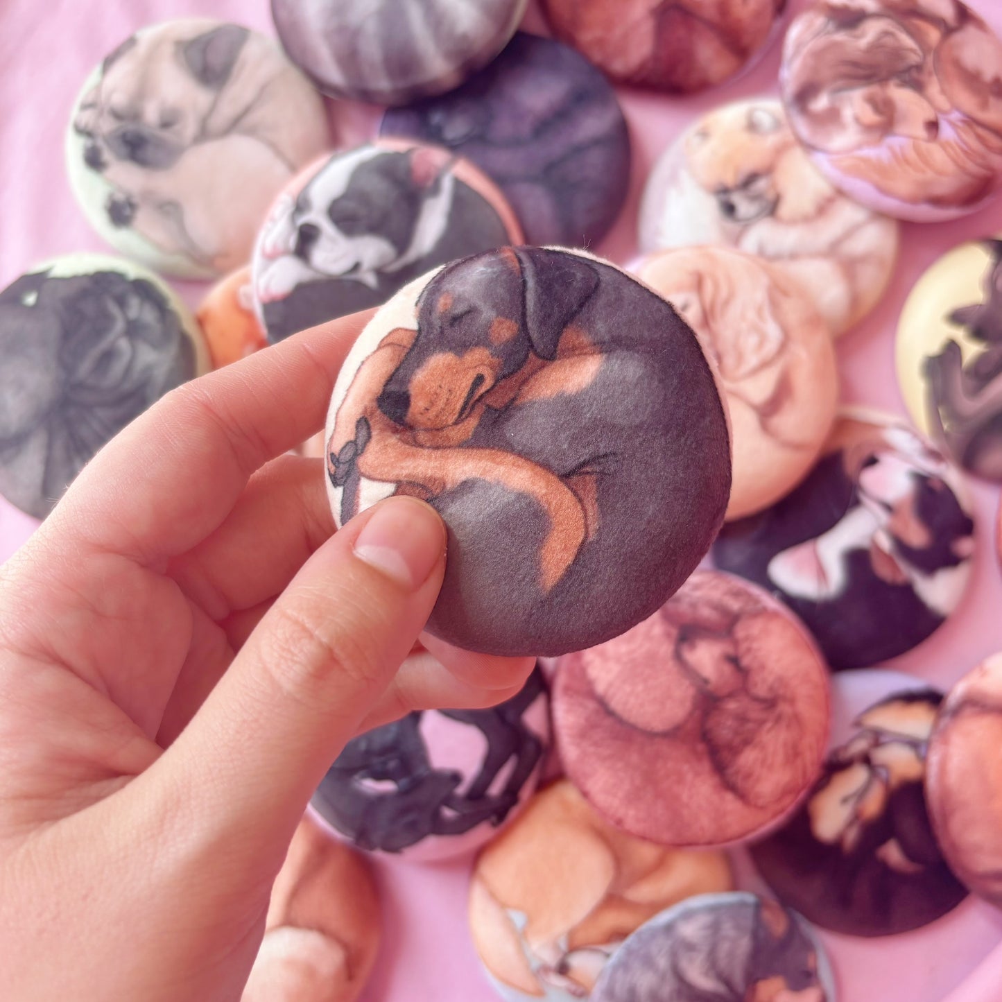 Paws & Dreams Plush Pin | Doberman