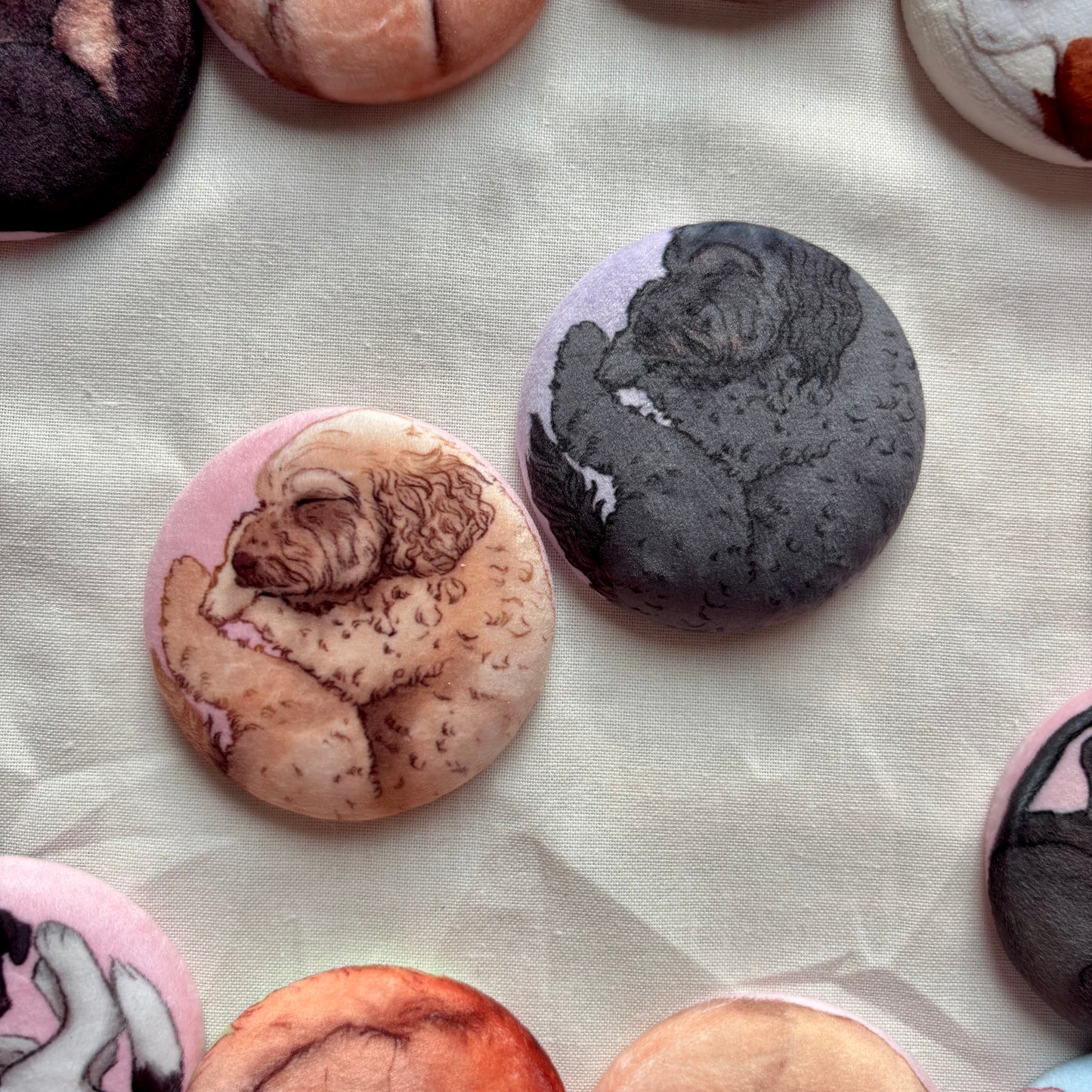 Paws & Dreams Plush Pin | Doodle