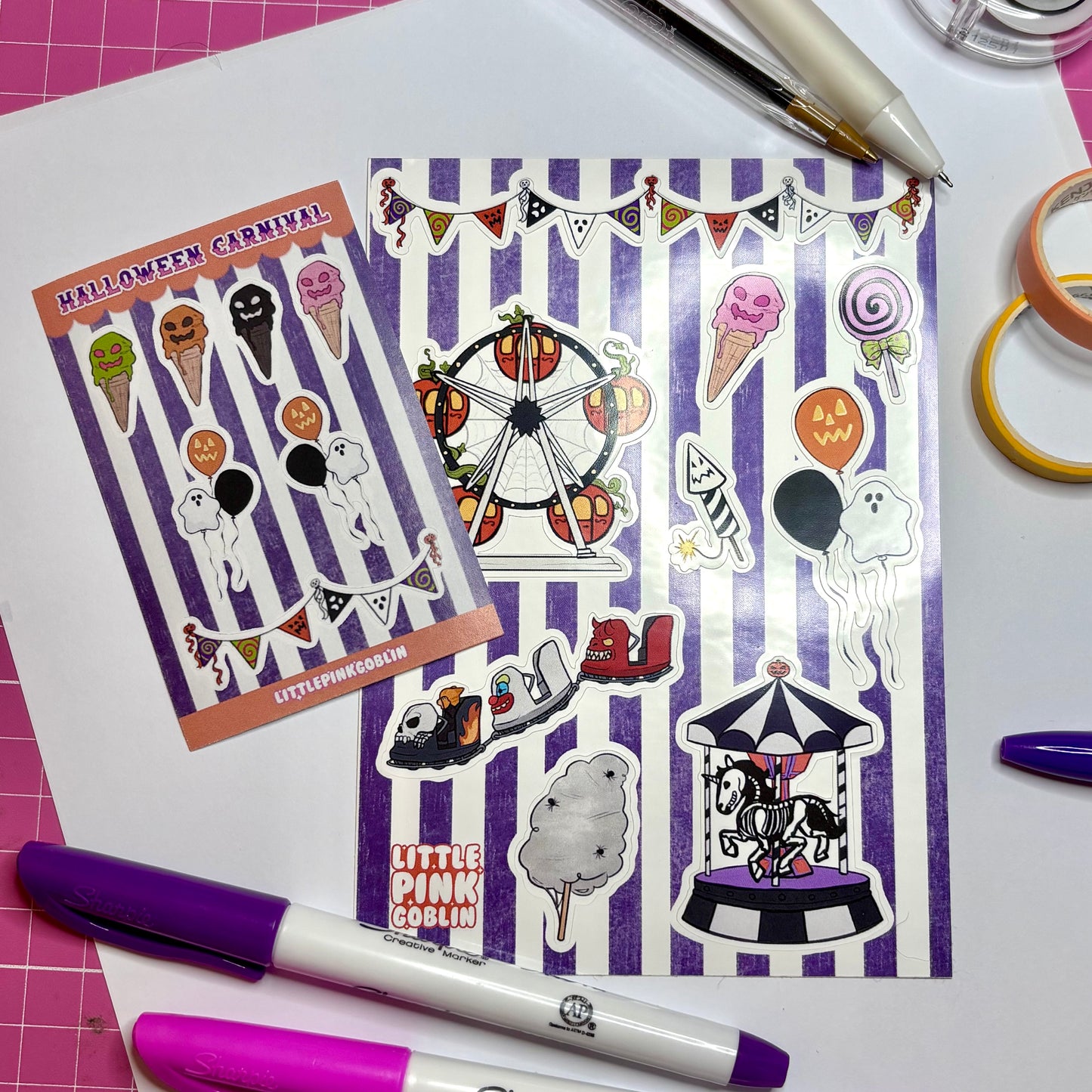 Halloween Carnival | Planner Stickers