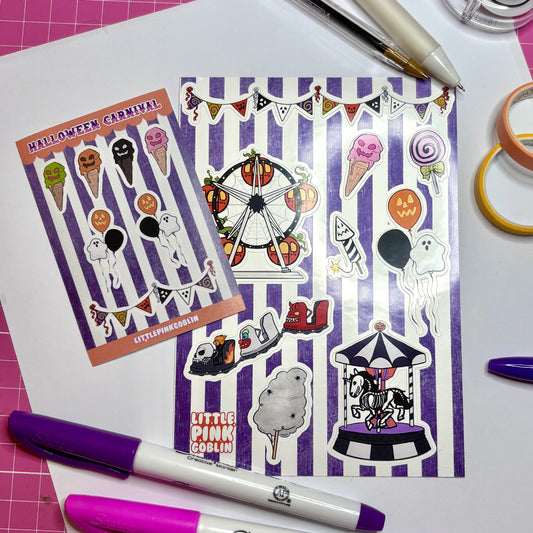 Halloween Carnival | Planner Stickers