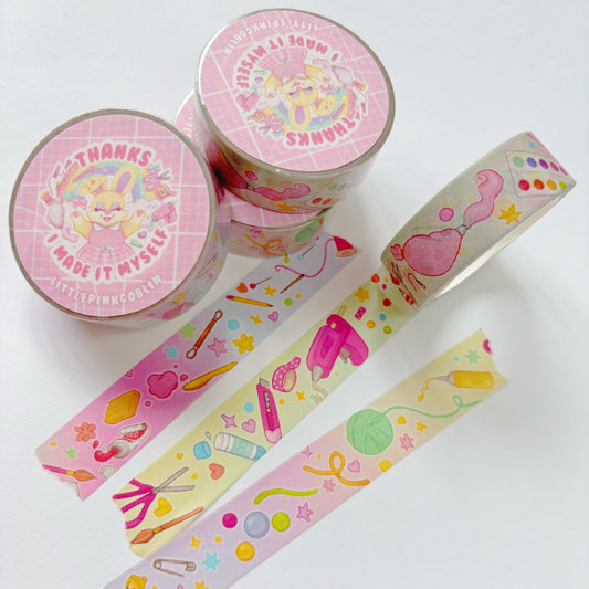 Craft Supplies 15mm x 10m Washi Tape Journalling Crafting Scrapbooking