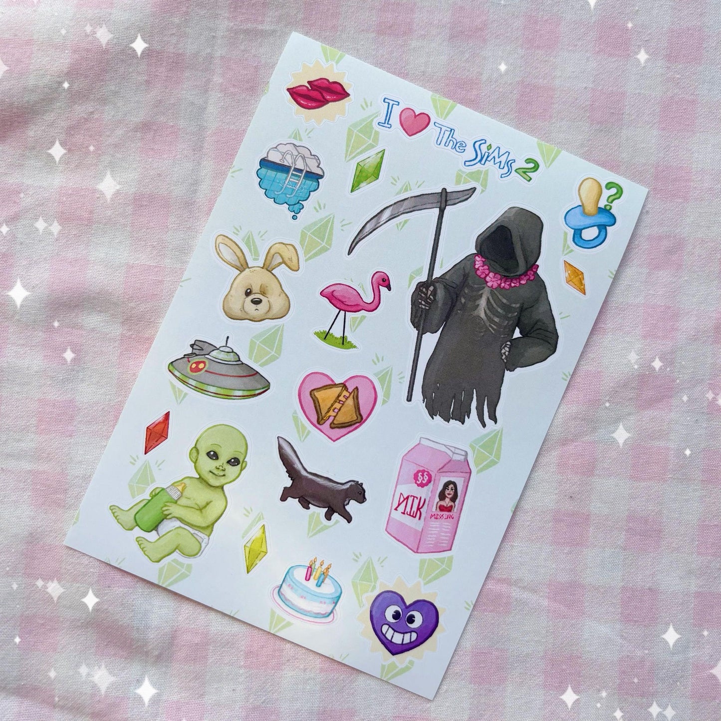 The Sims 2 | Vinyl Sticker Sheet