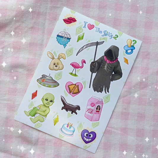 The Sims 2 | Vinyl Sticker Sheet