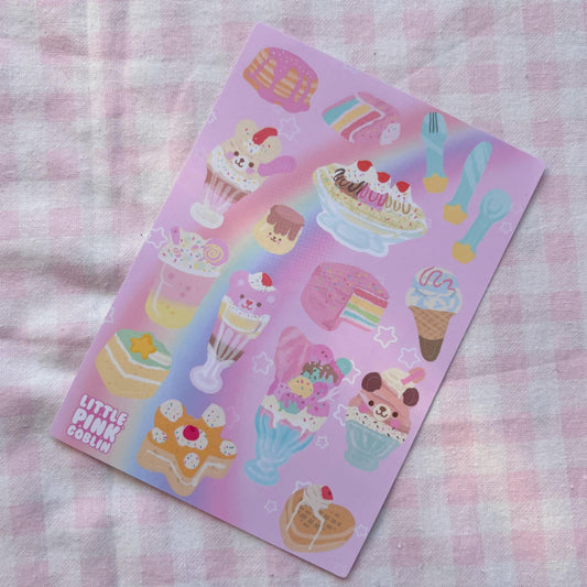 Desserts Deco | Vinyl Sticker Sheet