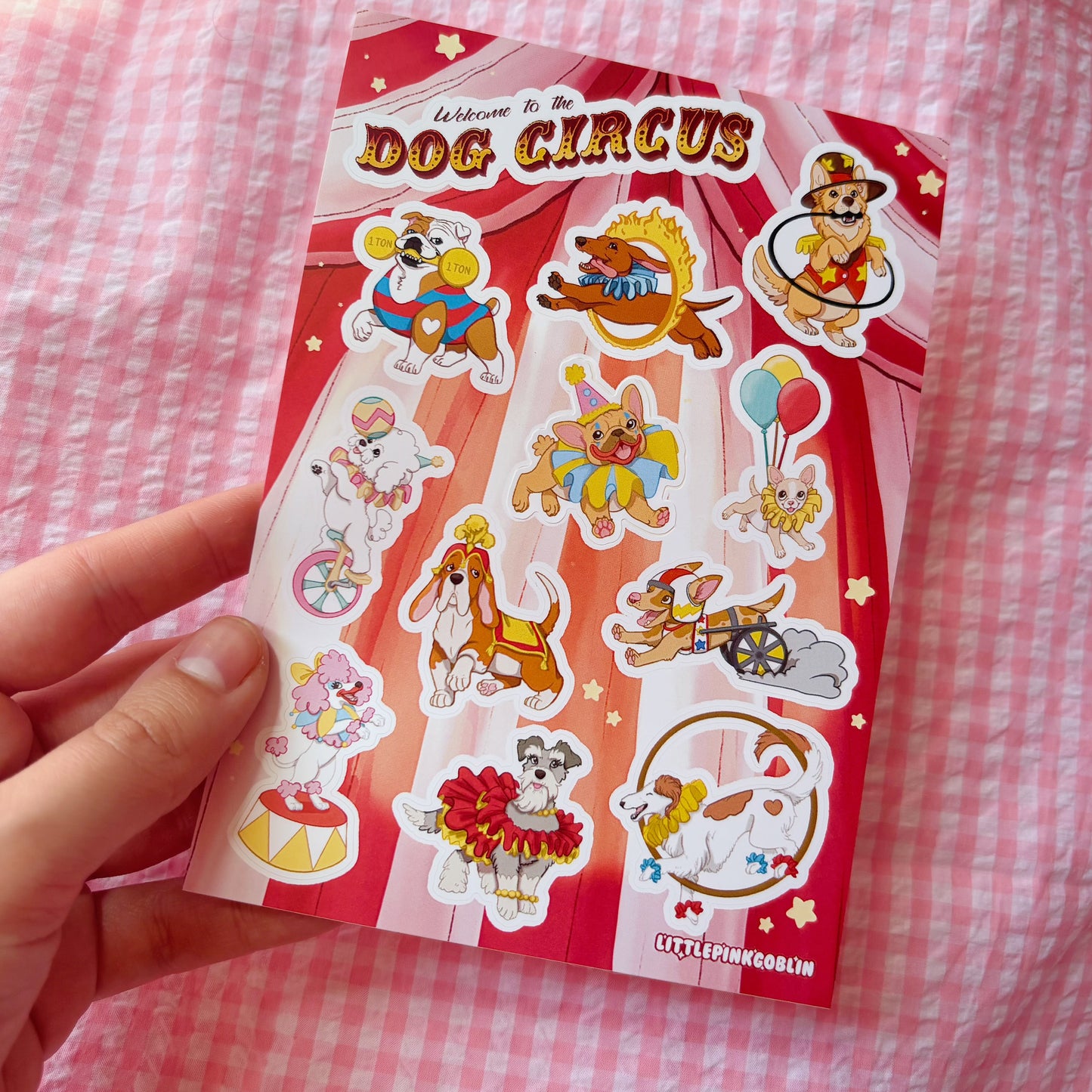 Dog Circus | Vinyl Sticker Sheet