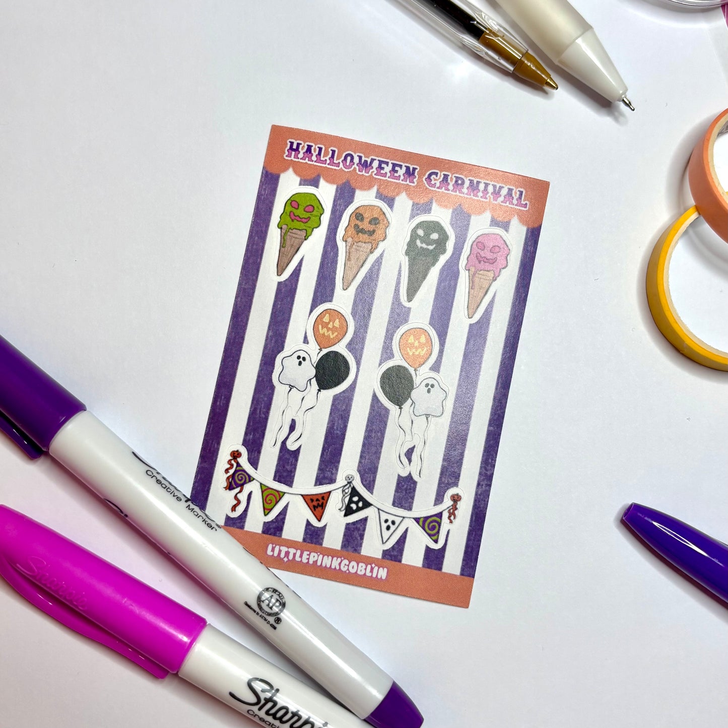 Halloween Carnival | Planner Stickers