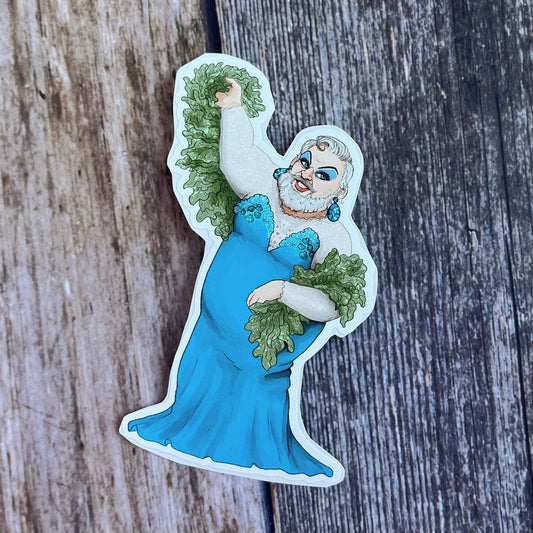 Gay Pirates Wee John as Calypso | Vinyl Sticker