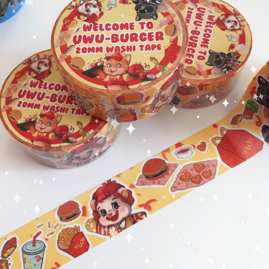 Welcome to UWU Burger | Washi Tape