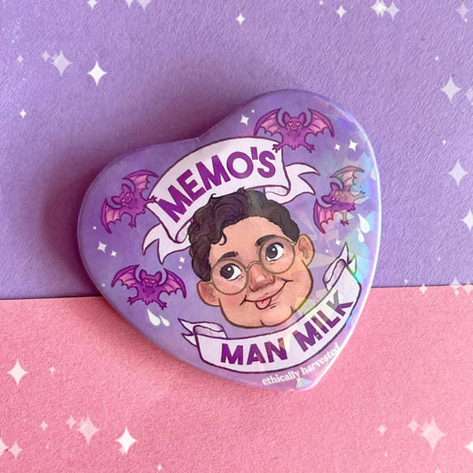 Memo’s Man Milk | Holographic Badge