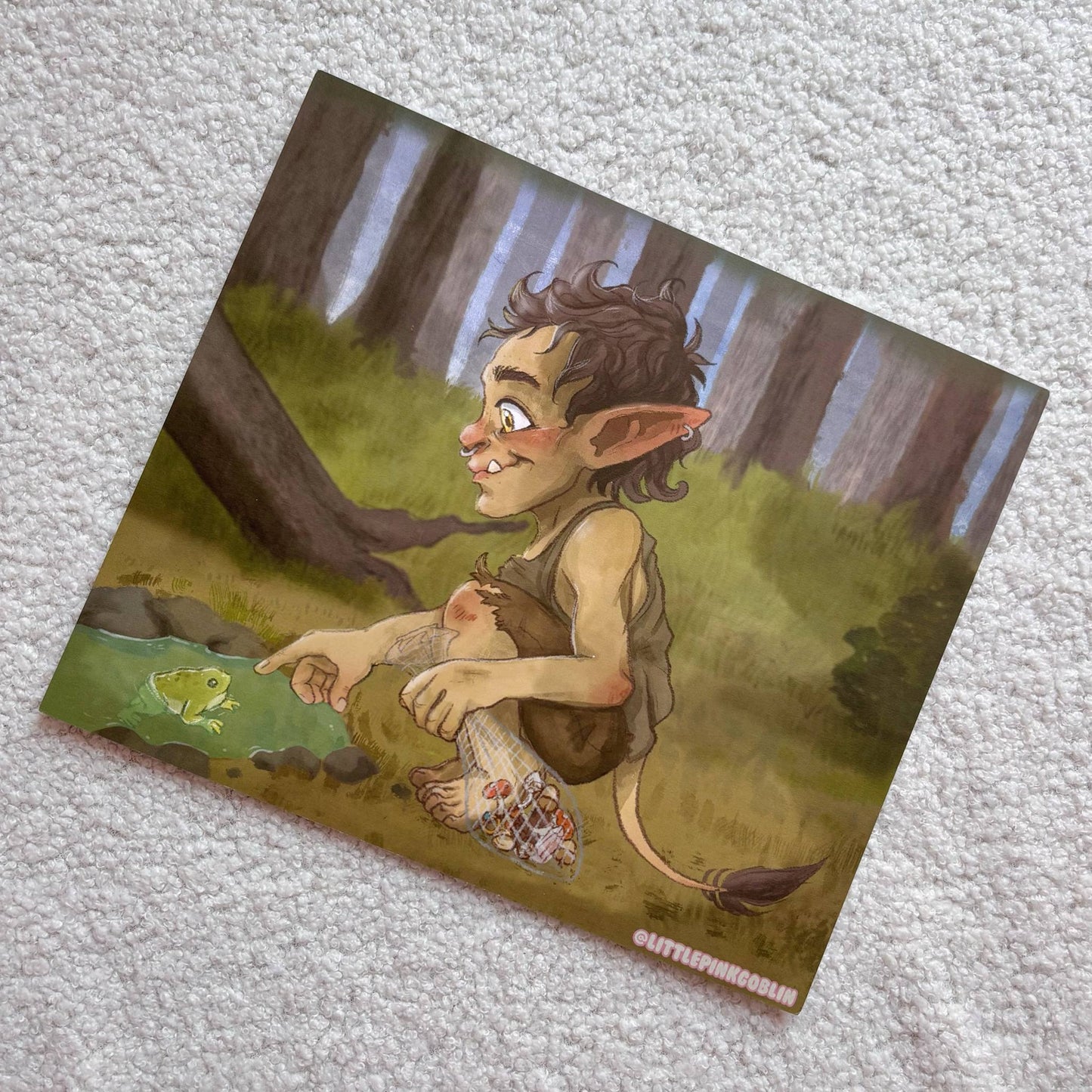 Foraging Goblin Print