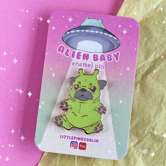 Alien Puppy | Enamel Pin