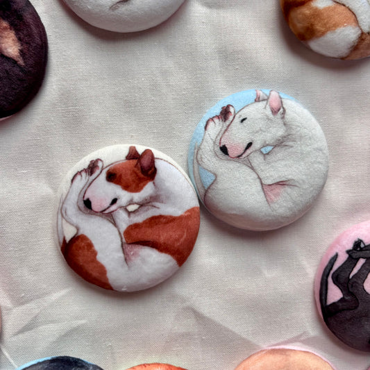 Paws & Dreams Plush Pin | Bull Terrier