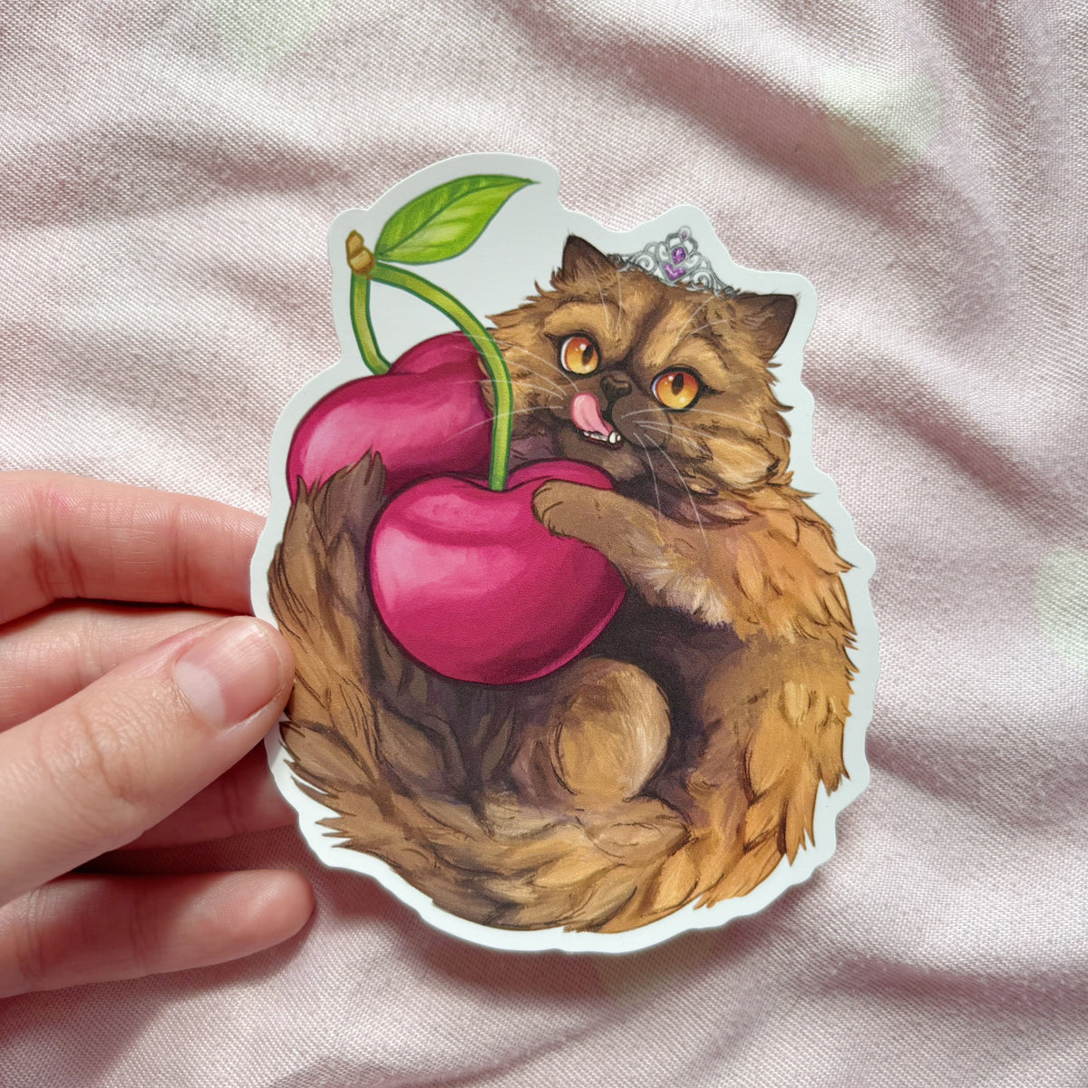 Princess Donut Dirty Shirley Cherries | Vinyl Sticker