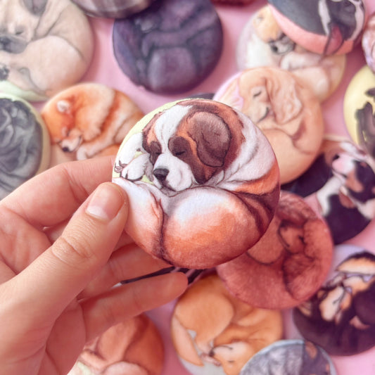 Paws & Dreams Plush Pin | St. Bernard