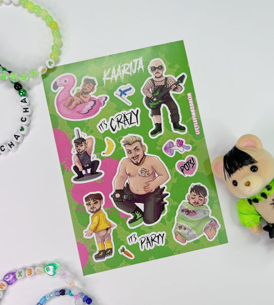 Kaarija European Tour | Sticker Sheet