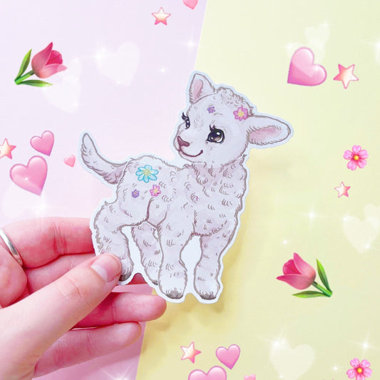 Little Spring Lamb | Vinyl Sticker