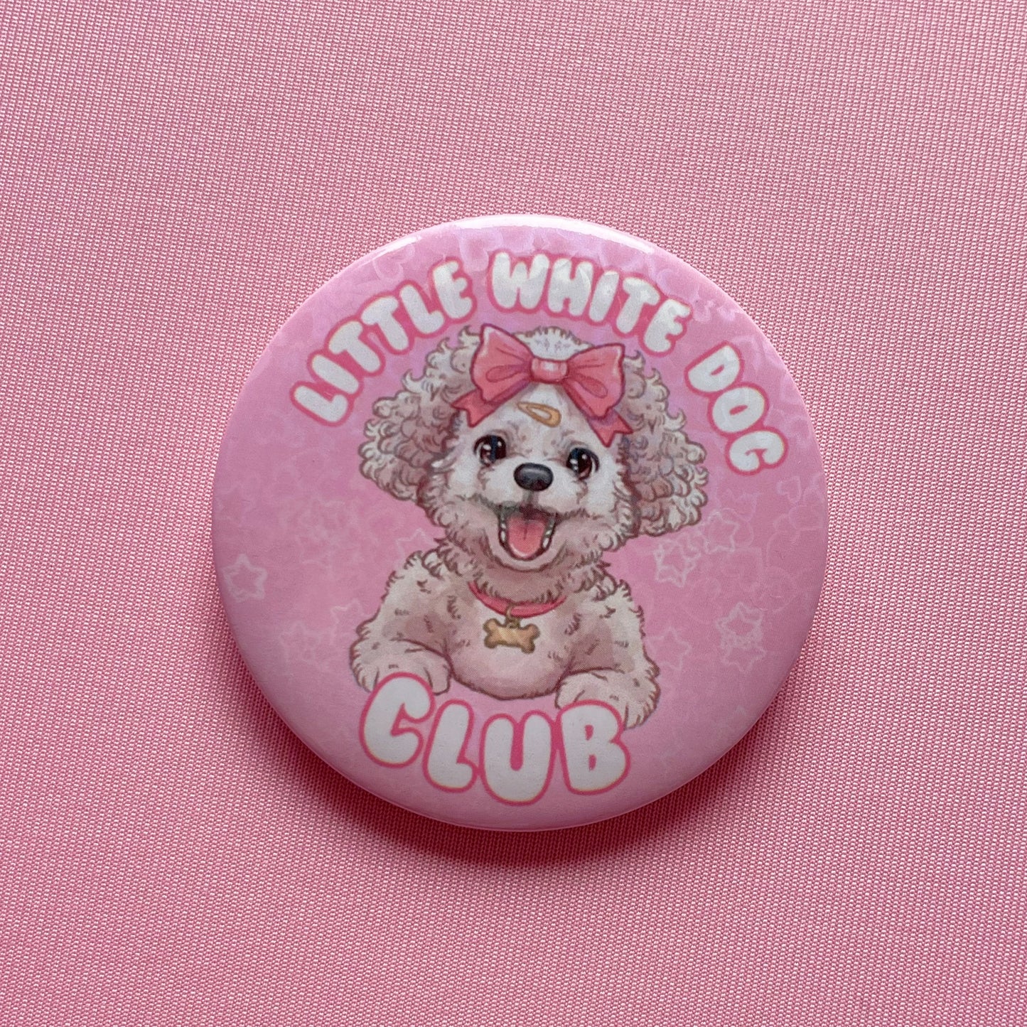 Little White Dog Club | Holographic Badge