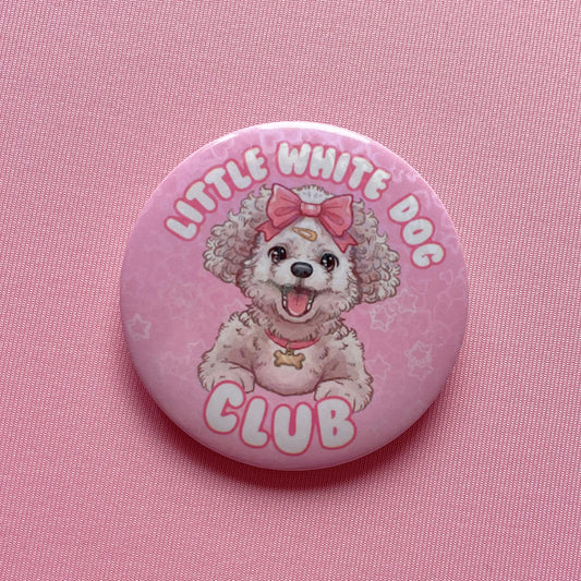 Little White Dog Club | Holographic Badge