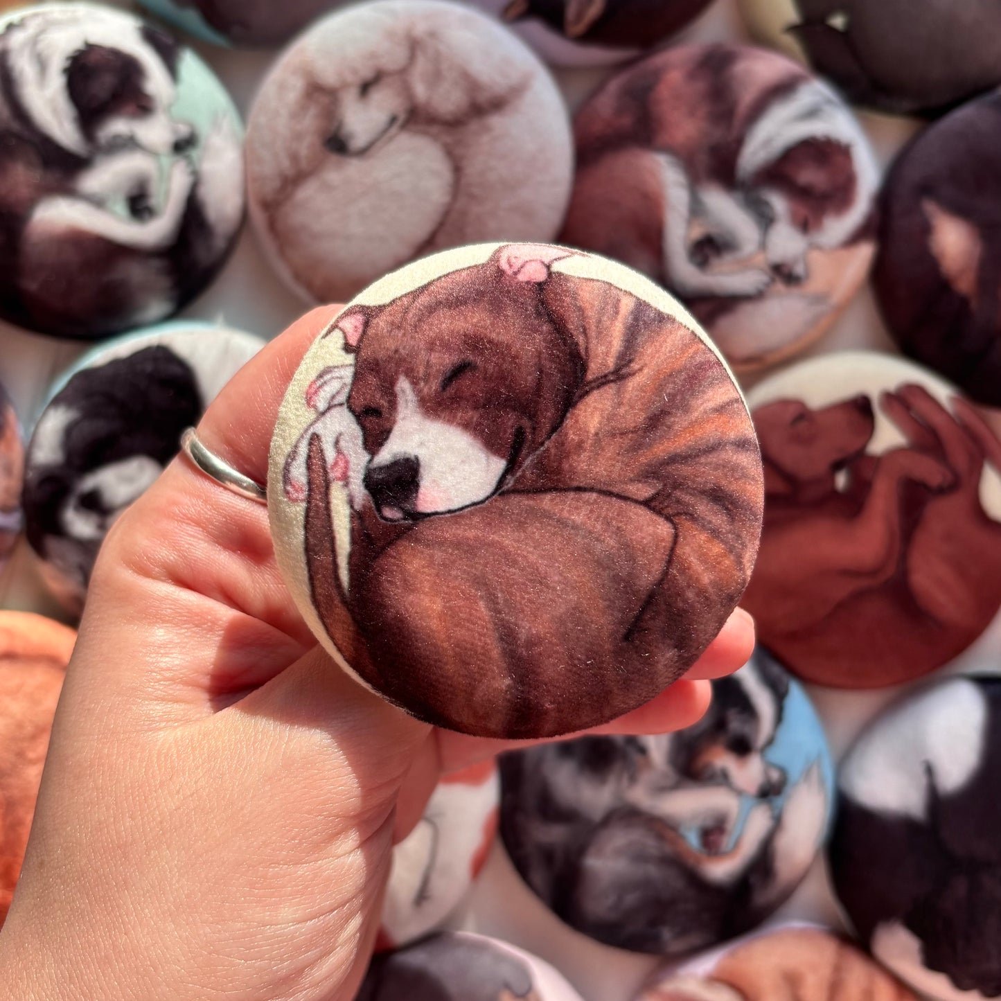 Paws & Dreams Plush Pin | Staffordshire Bull Terrier