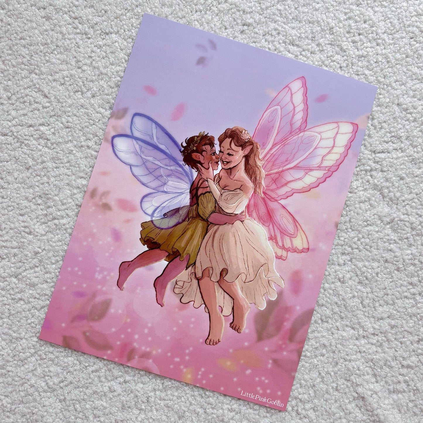 Lesbian Fairies A4 Print