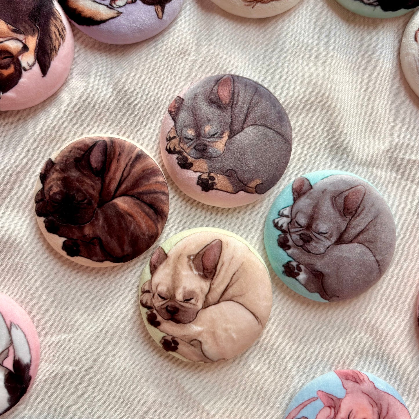 Paws & Dreams Plush Pin | French Bulldog