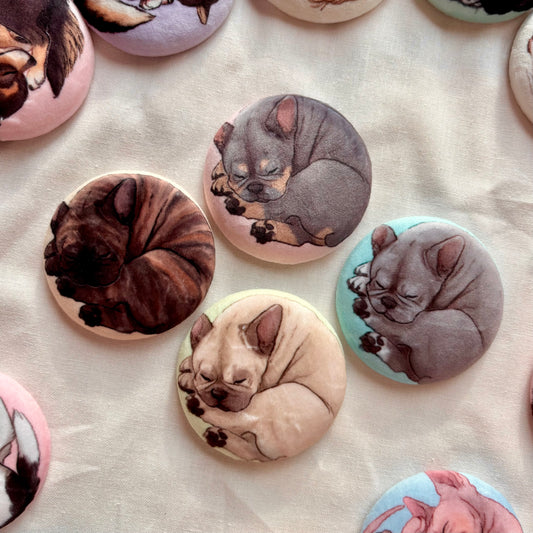 Paws & Dreams Plush Pin | French Bulldog