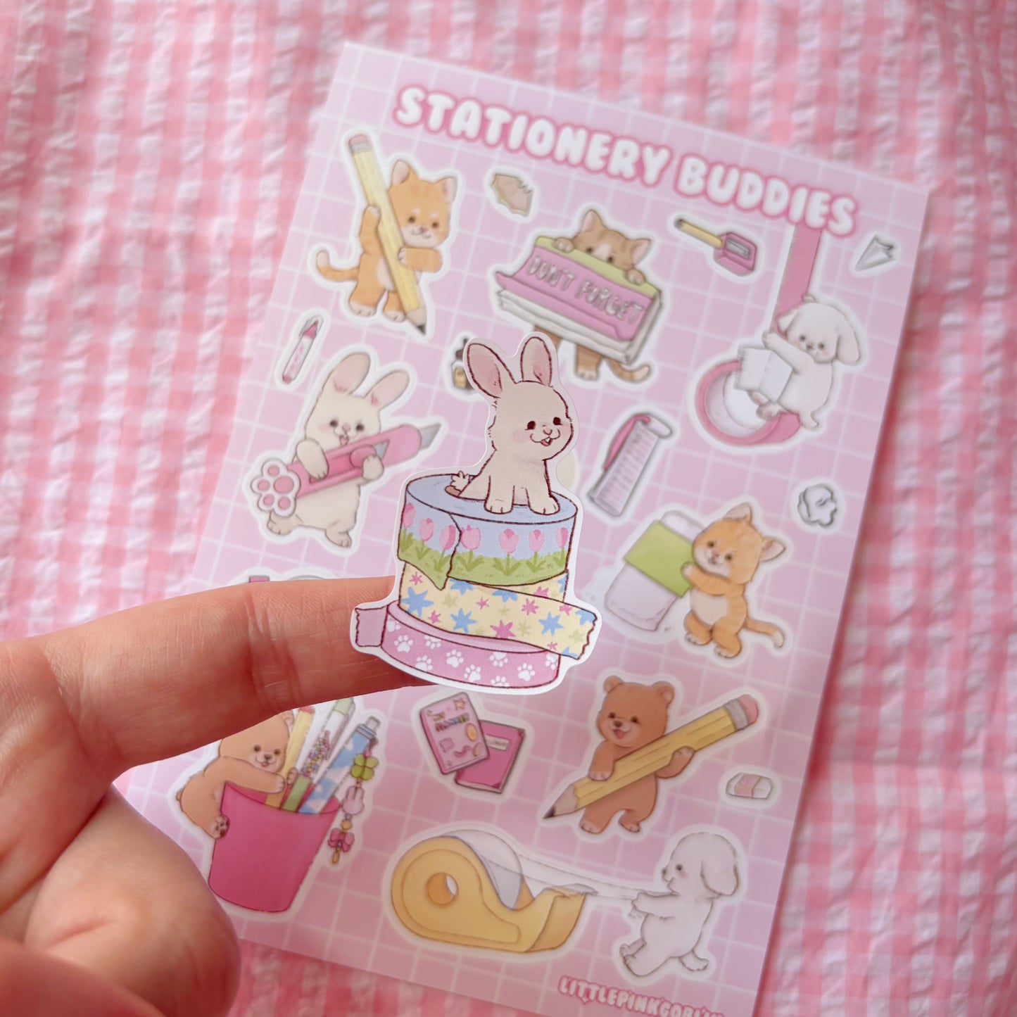 Stationery Buddies | Vinyl Sticker Sheet