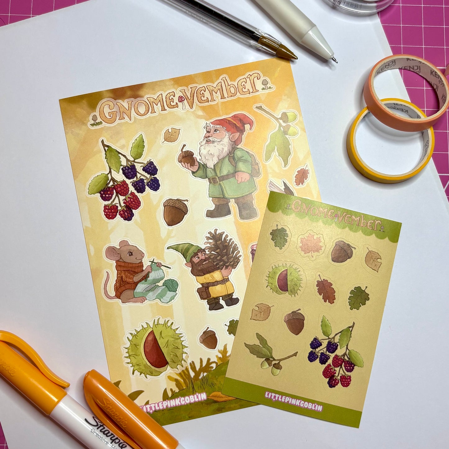 Gnome-vember | Planner Stickers