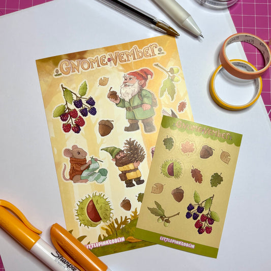 Gnome-vember | Planner Stickers