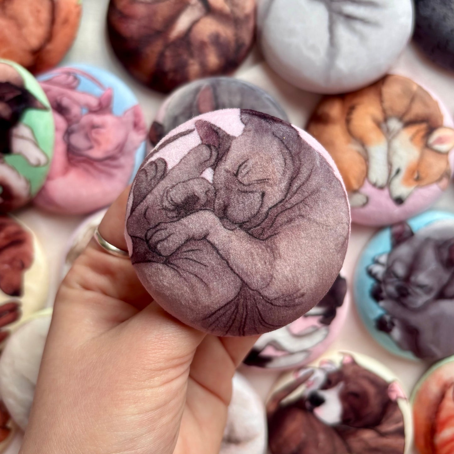 Paws & Dreams Plush Pin | Sphynx Cat